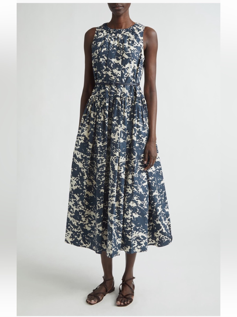 Max Mara Teresa cotton mid dress